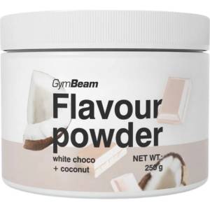 GymBeam Flavour Powder [250 грама] Бял шоколад с кокос