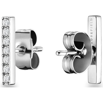 Rosefield oceľové náušnice s kryštálmi Swarovski TOCCOMBO JTSBS-J420