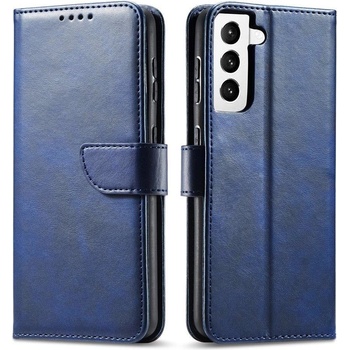 HQWear Елегантен флип-кейс Magnet Case за Samsung Galaxy S22+ (S22 Plus), Син (9145576241899)
