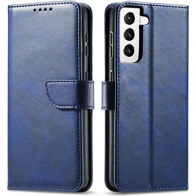 HQWear Елегантен флип-кейс Magnet Case за Samsung Galaxy S22+ (S22 Plus), Син (9145576241899)