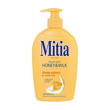 Mitia Honey & Milk tekuté mýdlo náhradní náplň 1 l