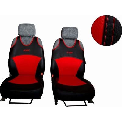 Autopoťah Pok-Ter Autotričká Leather look Activ Sport červené B