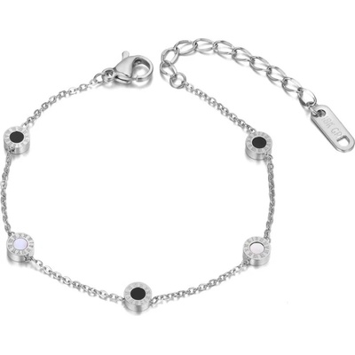 Victoria Filippi stainless steel ocelový Sofia chirurgická ocel římské číslice NR-B20027-2/48 stříbrná