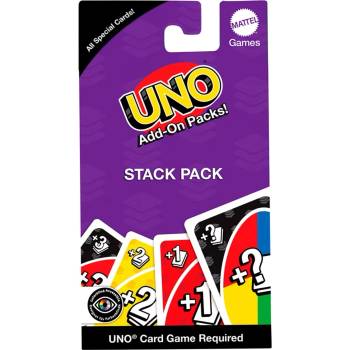 Mattel Допълнителни карти за игра UNO Add-On-Packs: Stack Pack (JCV58)