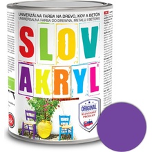 Slovakryl univerzálná farba 0,75 kg fialová