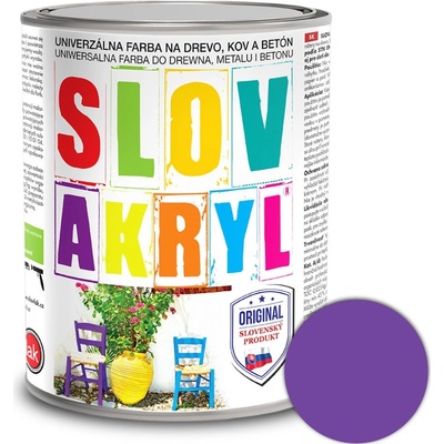 Slovakryl 0321 0,75kg fialový