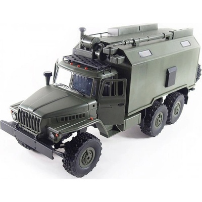 Amewi RC Ural 4320 6x6 s veliteľskou nástavbou zelená RTR 1:16