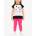 Chicco Girls Leggings And Tee Set White/Pink