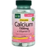 Holland & Barrett Chewable Calcium 1500 mg + Vitamin D [90 Дъвчащи таблетки]