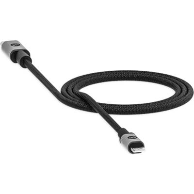 mophie USB-C to Lightning Cable - сертифициран (MFI) USB-C към Lightning кабел за Apple устройства с Lightning порт (100 см) (черен)