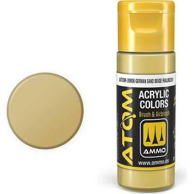 AMMO by MIG Jimenez ATOM COLOR German Sand Beige RAL 8031 20ml