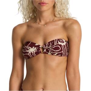 Billabong Дамско бикини горнище Billabong Women's Sol Playa Rio Bondeau Bikini top - Red Dahlia (150-6036-0114)
