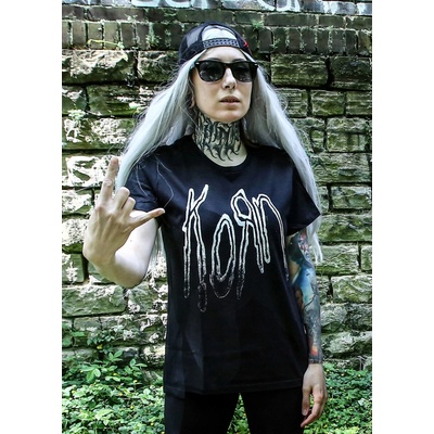 Tričko metal HYBRIS Korn Black Čierna