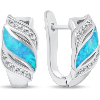 Brilio Silver náušnice EA970WLB