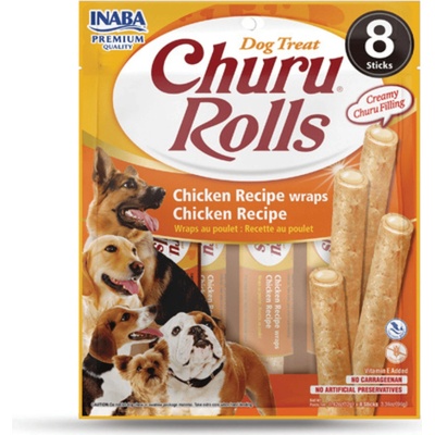 Thai Inaba Pamlsok Inaba Churu Rolls dog Kura 8 ks 96 g