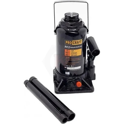 PROCRAFT Крик хидравличен тип бутилка procraft pj12 12т 210-395мм (06485)