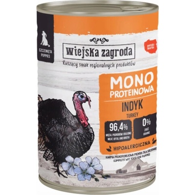 Wiejska Zagroda Puppy Mono Turkey 400 g