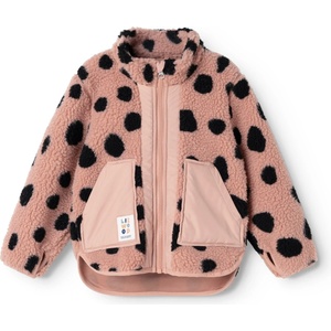 LIEWOOD Детско поларено яке LIEWOOD Kid's Noam Pile Jacket Fleece jacket - Mega Leo Spot / Pale Tuscany - размер 152 (EU) (703-6689-0823)
