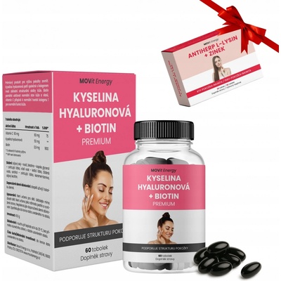 Movit Energy Kyselina hyaluronová + biotin premium 60 tobolek