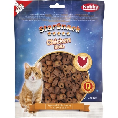 Nobby StarSnack Cat Chicken Rolls maškrty 180 g