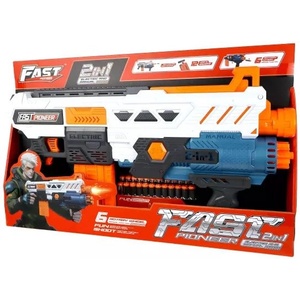 Man Yuk Toys Автоматична/ръчна пушка за дунапренени стрели - 54 см (big544)