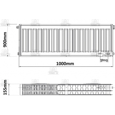 Korado 33VK 900 mm x 1000 mm