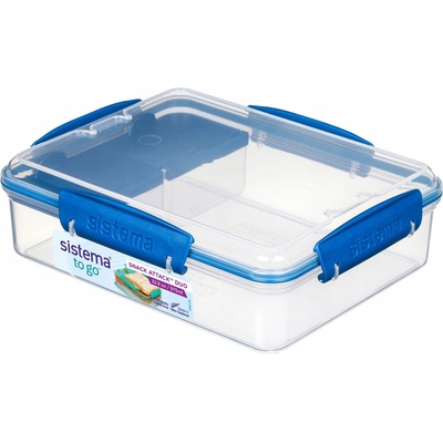 Sistema To Go Krabička na desiatu s 2 oddelenými priehradkami 975 ml mix