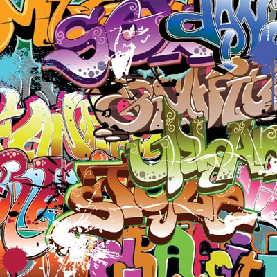 Takoy Látka na plavkové šortky graffiti