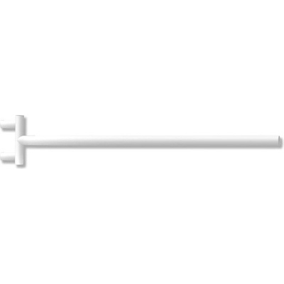 DECOR WALTHER Закачалка на релса за кърпи Mikado 40 см бяло-матова (0523550)