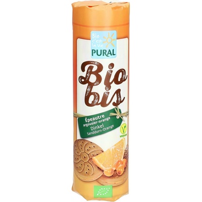 Pural Bio Sušenky špaldové s rakytníkovo-pomerančovým krémem 300 g