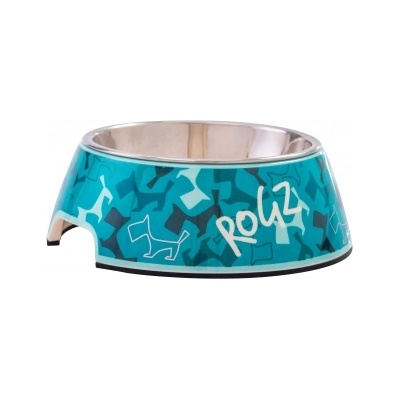 Rogz Dog Mint Medium/ Large - Метална купа за храна и вода за кучета, 700 мл