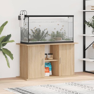 vidaXL Стойка за аквариум, дъб сонома, 101x41x58 см, инженерно дърво (833610)