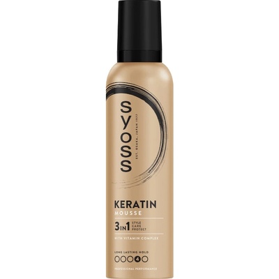 Syoss Penové tužidlo 3in1 Keratin 4 250 ml