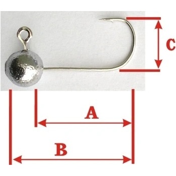 SPORTS Jig bez nálitku vel.5 14,5g A4cm B5,5cm C1,8cm