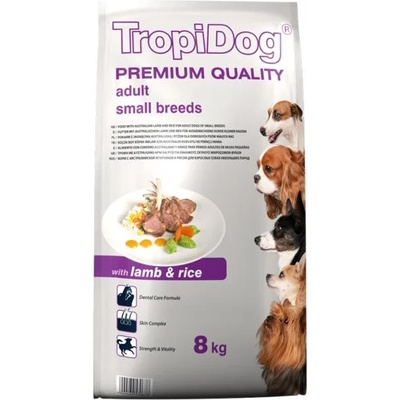 PREMIUM ADULT DOG ДРЕБНИ ПОРОДИ КУЧЕТА С АГНЕ И ОРИЗ 8 kg