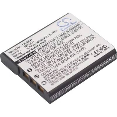 Батерия (екв. NP-FG1, NP-BG1) за Sony T20, T100, W35, H7, H9, N1, H3, Li-ion 3, 7V 1000mAh (CS-BG1)