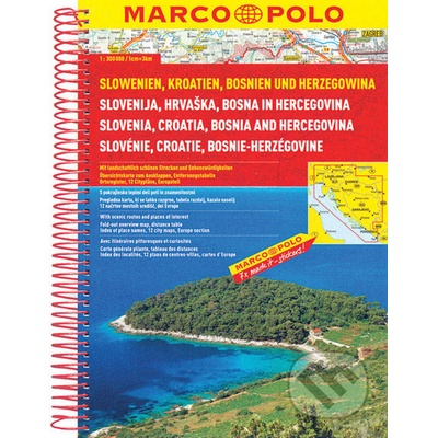 Slowenien Kroatien Bosnien und Herzegowina 1:300 000