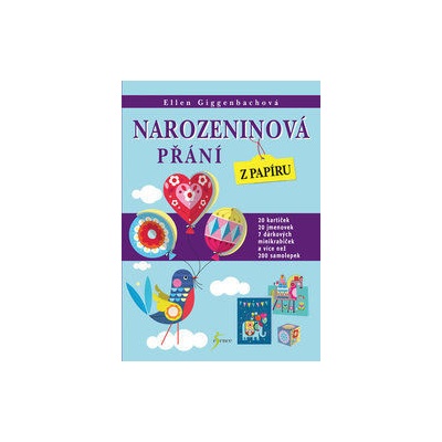 Narozeninová přání z papíru
