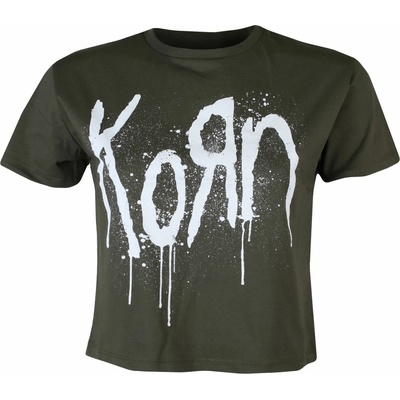 ROCK OFF дамска тениска (горнище) Korn - Still A Freak - GREEN - ROCK OFF - KORNCT11LGR