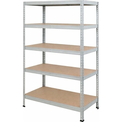 Výprodej-regálů.cz Regál 1830x900x300 mm zinkovaný 5-policový, nosnost 1000 kg, RIVET