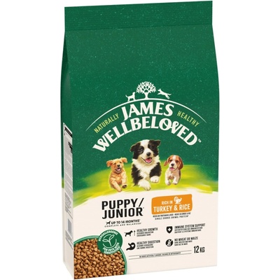 James Wellbeloved Junior Dog Hypoallergenic krocaní s rýží 2 x 12 kg