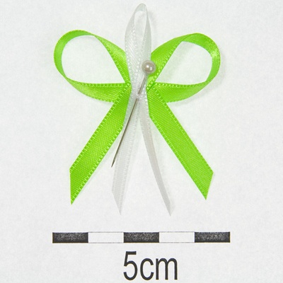 Svatební vývazky Ø 4,5cm - světle zelená