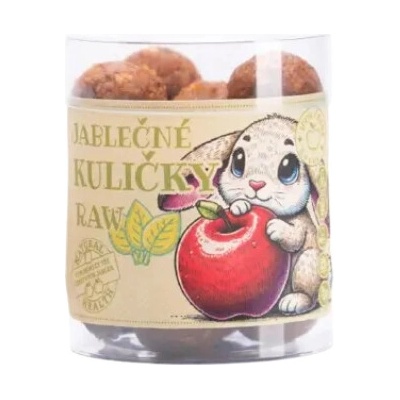 Trutna Jablkové guľôčky natural raw 100 g