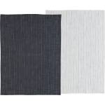 Södahl Малки кухненски кърпи Line 50 x 70 см сиви и бели 2 бр (25094)