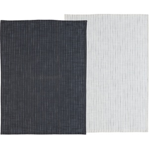 Södahl Малки кухненски кърпи Line 50 x 70 см сиви и бели 2 бр (25094)