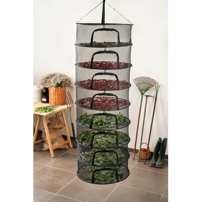 Sušiaca sieť Clever Grow Max čierna so zipsom 8 úrovní