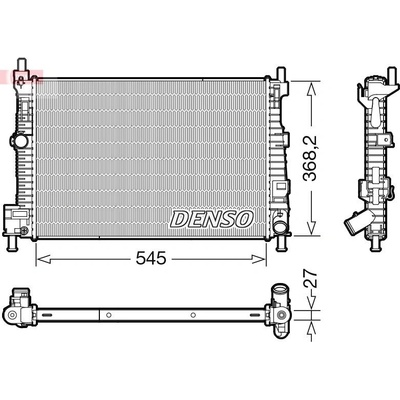 Chladič, chlazení motoru DENSO DRM44045