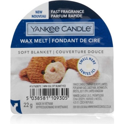 Yankee Candle vonný vosk do aroma lampy Soft Blanket 22 g