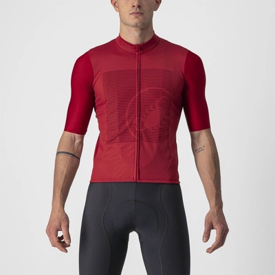 Castelli Bagarre Jersey pro red/bordeaux