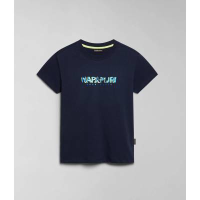 Napapijri Дамска тениска s-kreis w blu marine - xl (np0a4hof176)